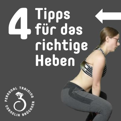 4 Tipps für das richtige Heben